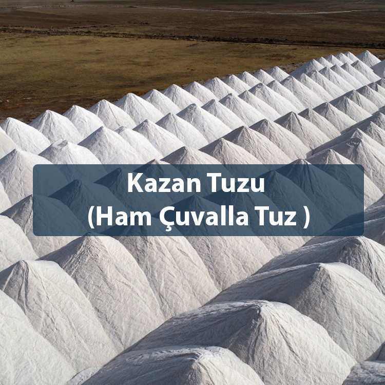 Kazan Tuzu  (Ham Çuvalla Tuz )